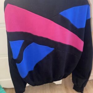 Reebok Black, Pink, and Blue Women's Sweater